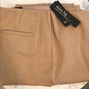 Alfani Skinny Leg Comfort Waist in Modern Camel